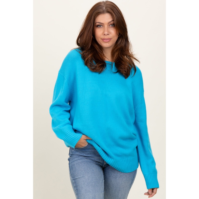 Aqua Soft Knit Basic Sweater