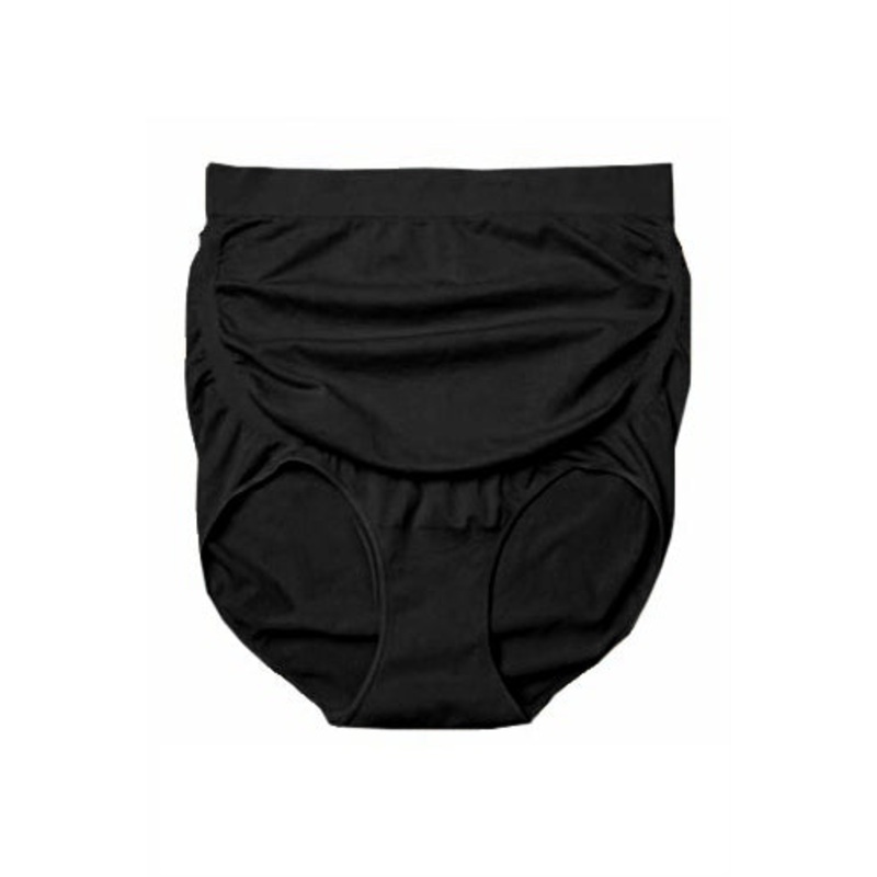 Black Maternity High Waisted Support Brief