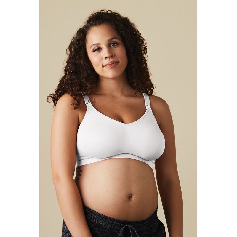 White Bravado Designs Body Silk Seamless Nursing Bra