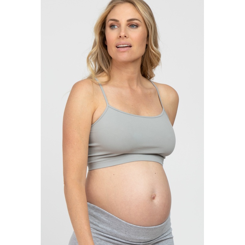 Light Grey Super Soft Maternity Bralette