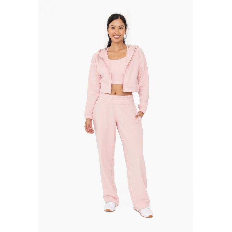 Light Pink Fleece Lined Lounge Pants