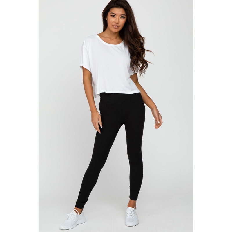 Black V-Waist Leggings