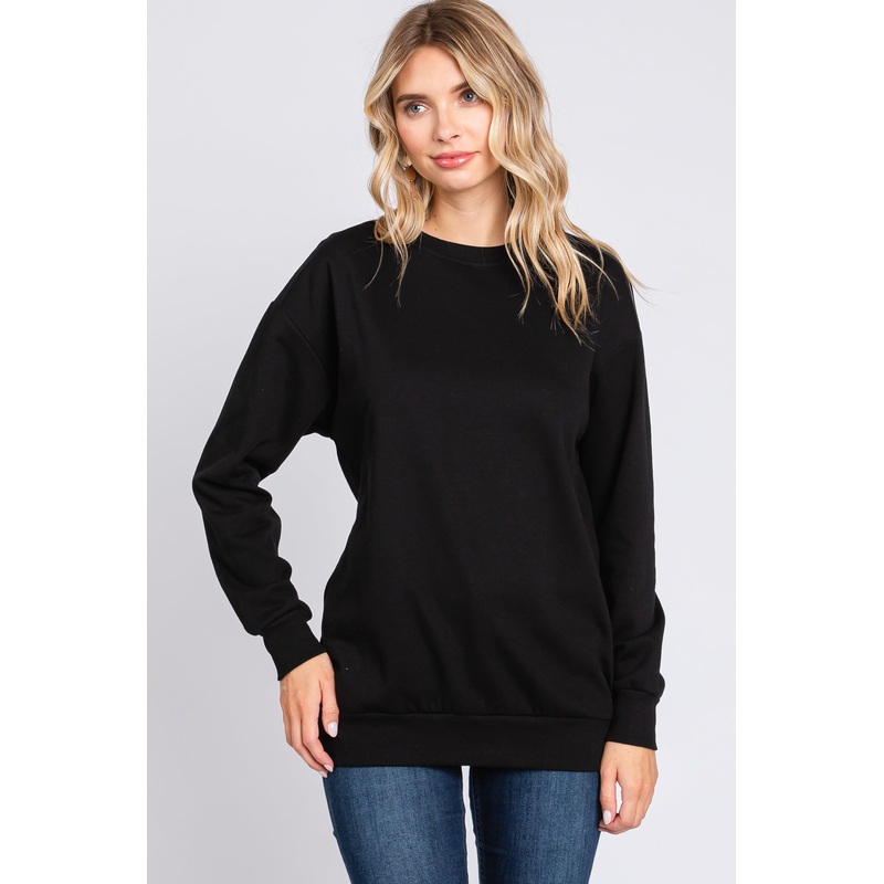 Black Pullover Sweatshirt