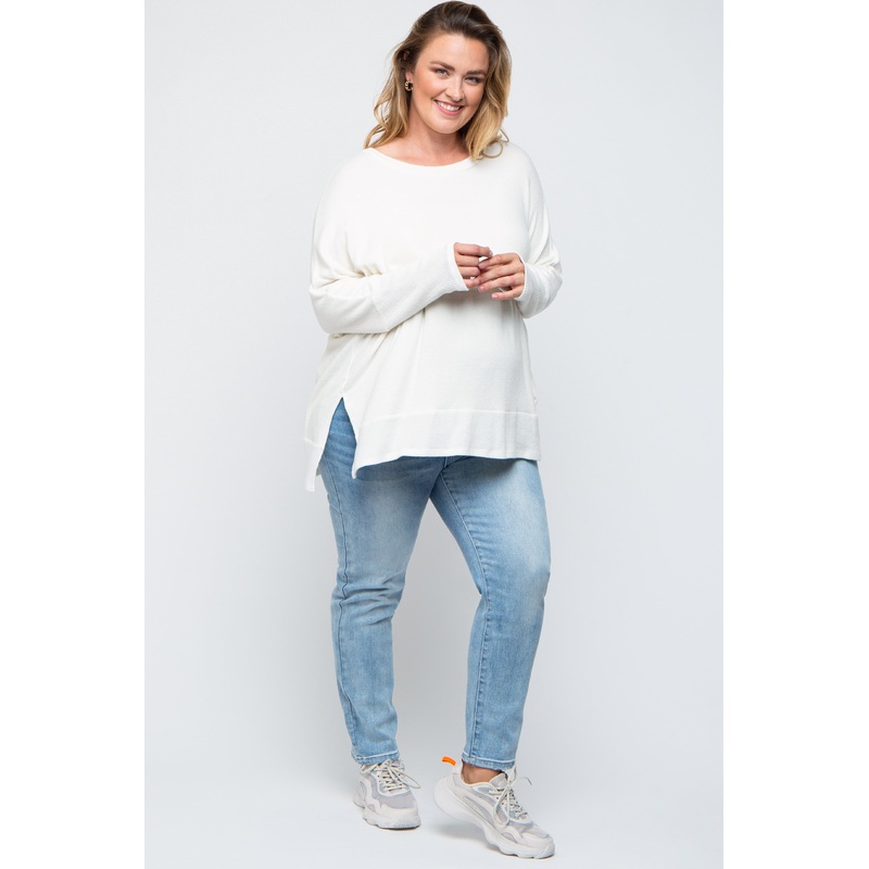 Light Blue Maternity Plus Skinny Jeans