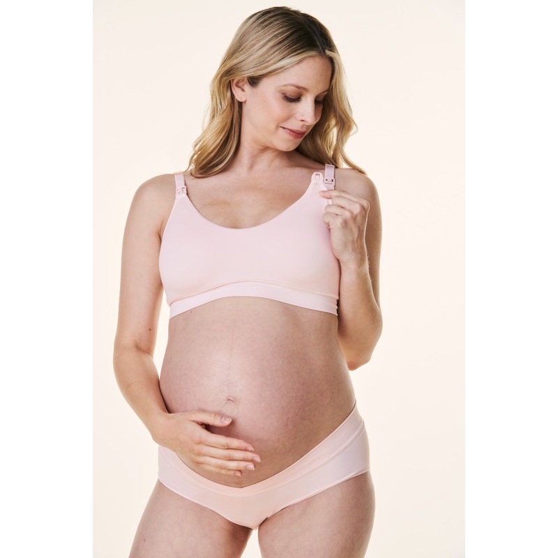 Chalk Pink Bravado Scoop Neck Maternity & Nursing Bra