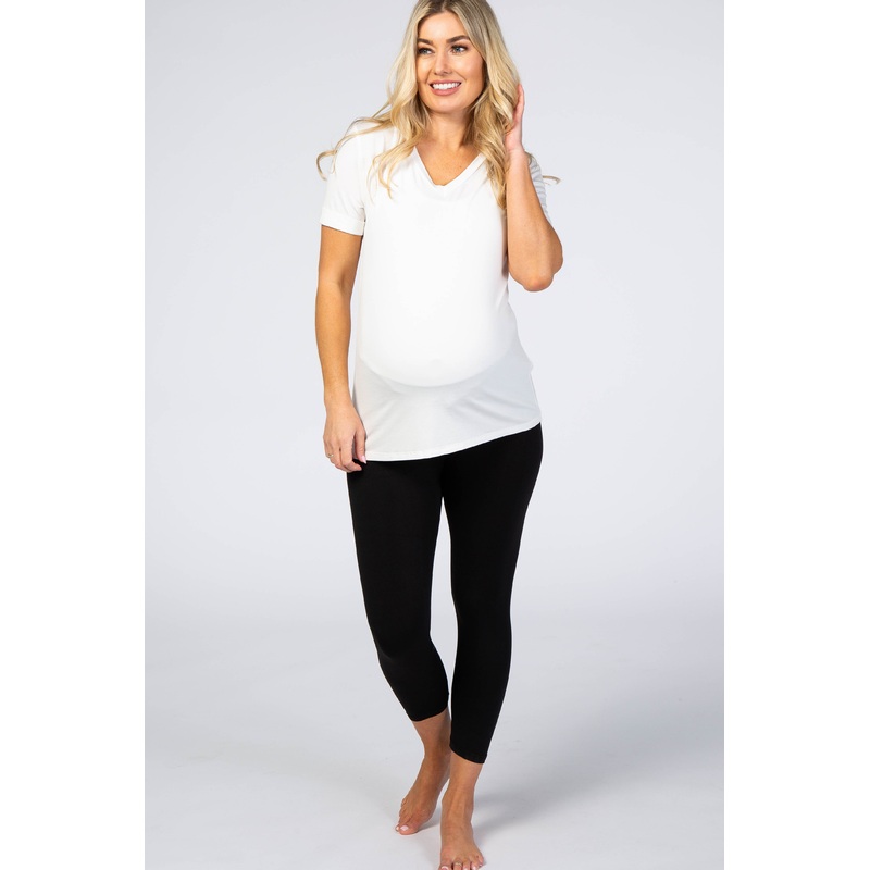 Black Belly Bandit Bump Support Capri Leggings