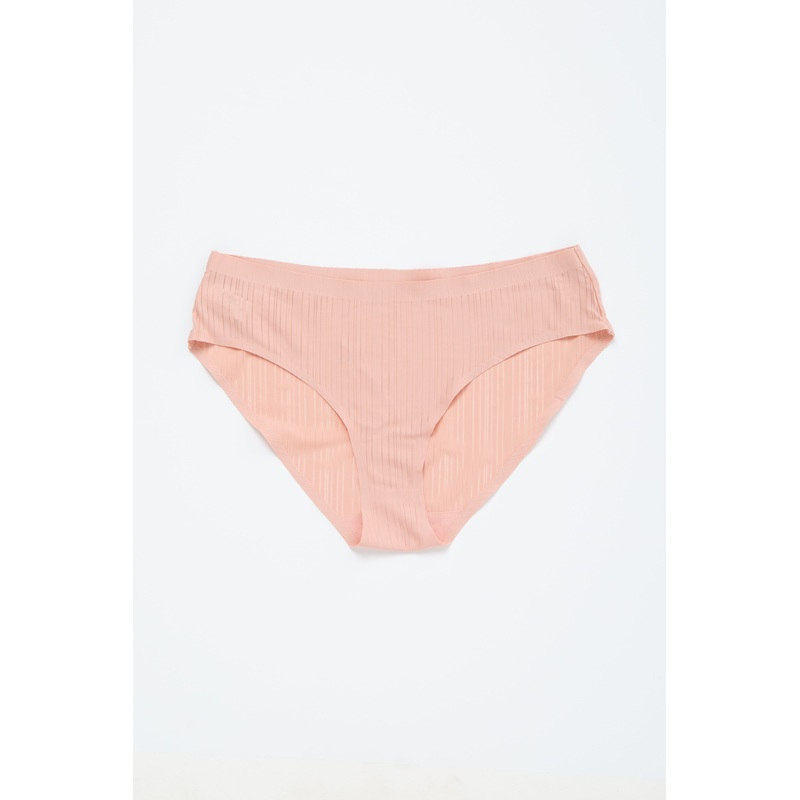 Mauve Ribbed Seamless Underwear