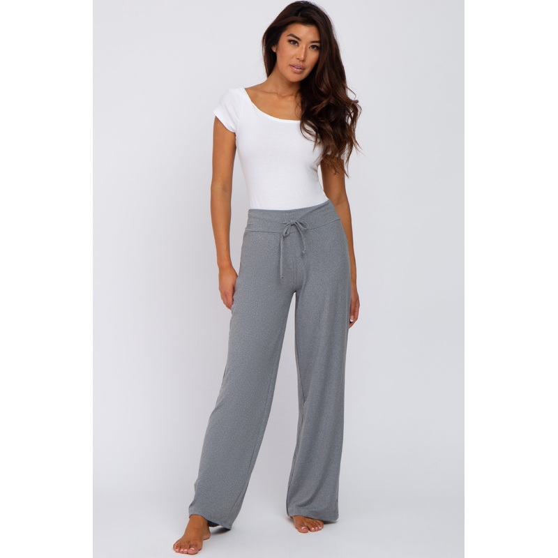 Heather Grey Drawstring Lounge Pants