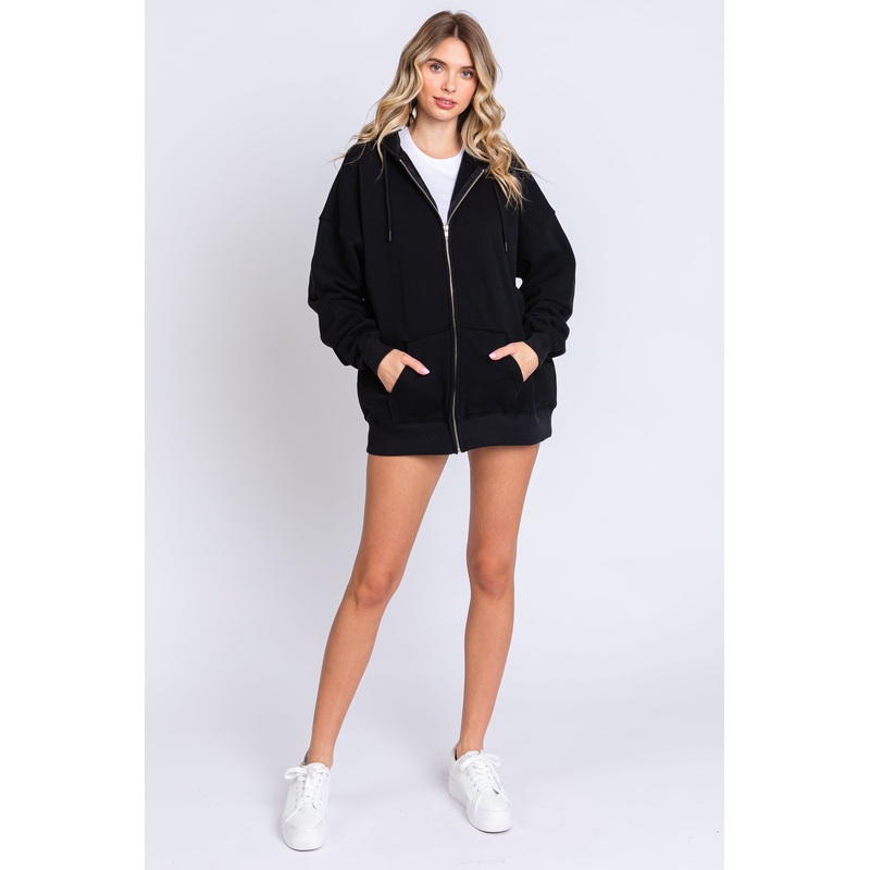 Black Hooded Jacket