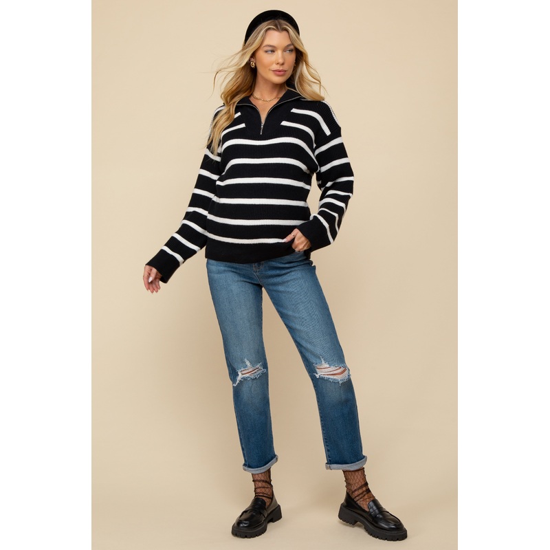 Blue Distressed Knee Straight Leg Maternity Jeans