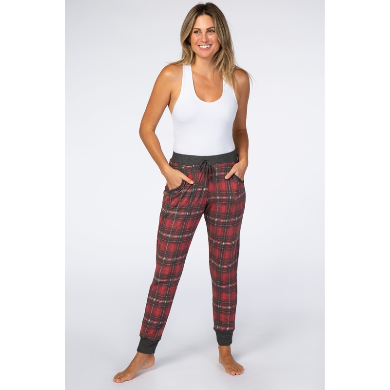 Red Plaid Pajama Pants