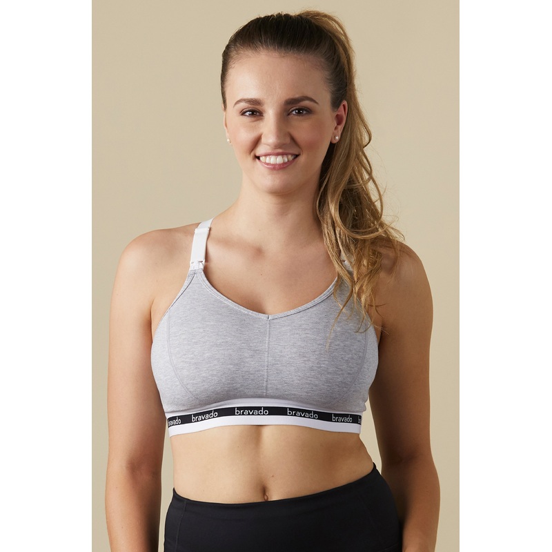 Heather Grey Bravado Designs Original Full Cup Nursing Bra