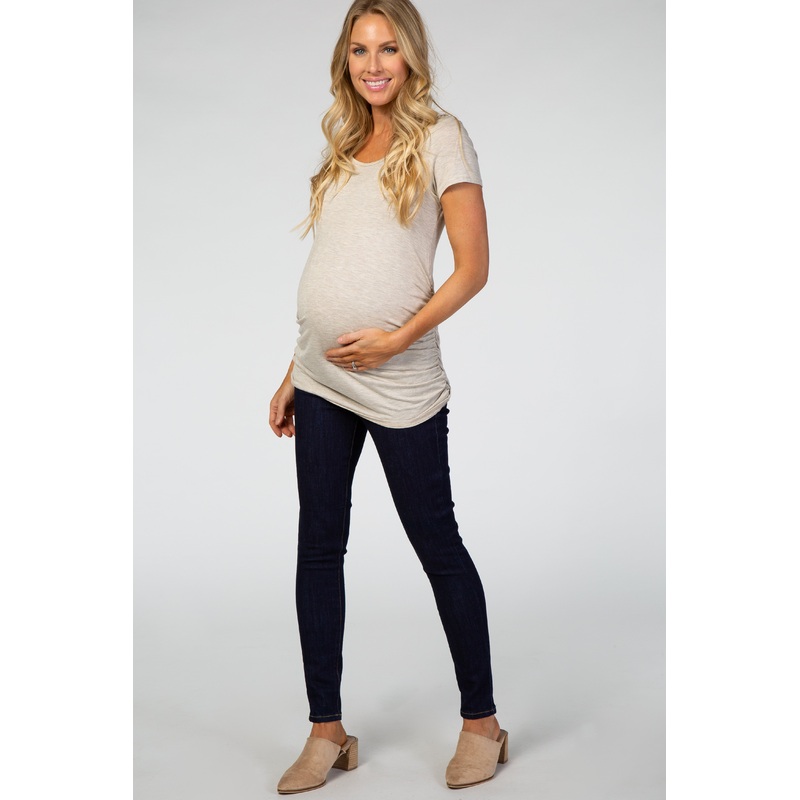 PinkBlush Navy Blue Maternity Skinny Jeans
