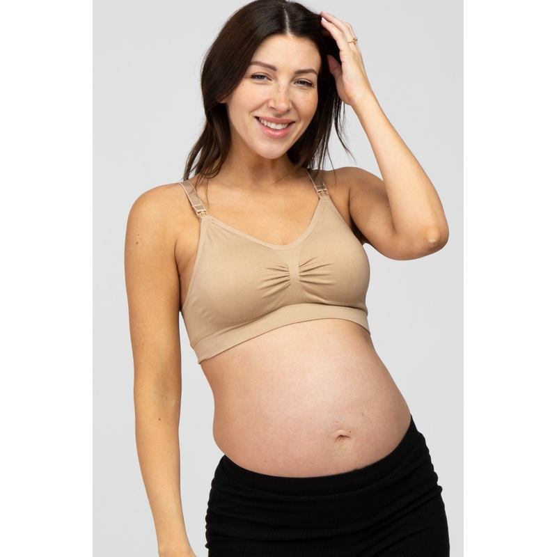 Beige Maternity/ Nursing Bra