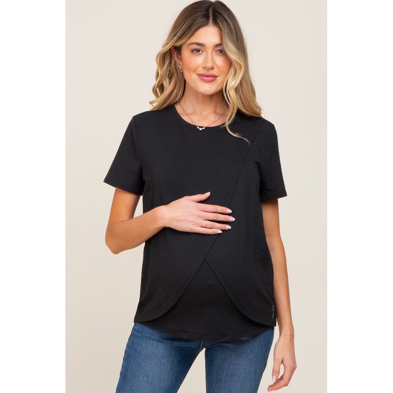 Black Bravado Designs Short Sleeve Nursing Top