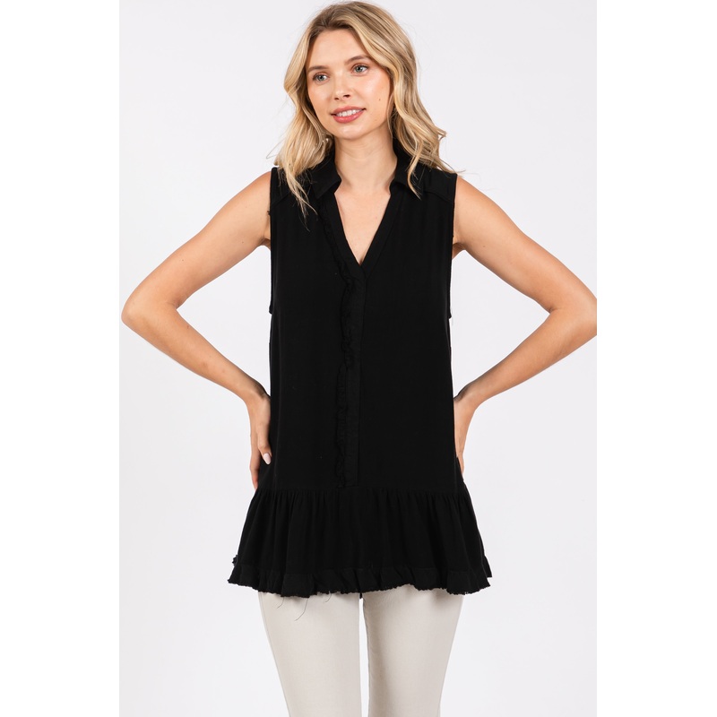 Black Collared Tank
